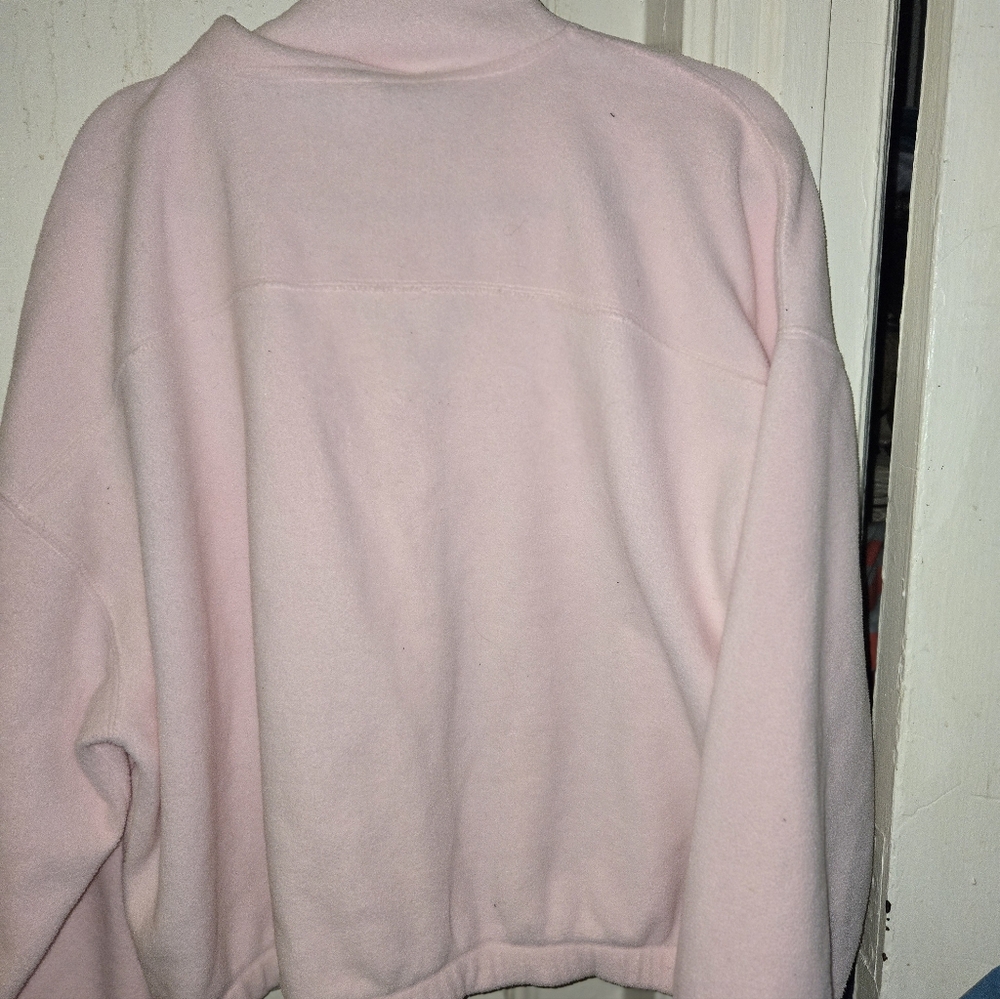 Old Navy Light Pink Half-Zip Sweatshirt - Picture 2 of 5